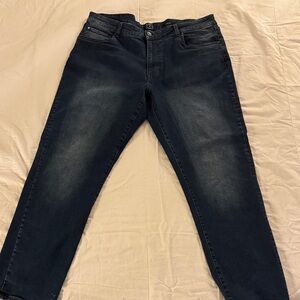 Ben Sherman Blue Straight Fit Stretch Jeans